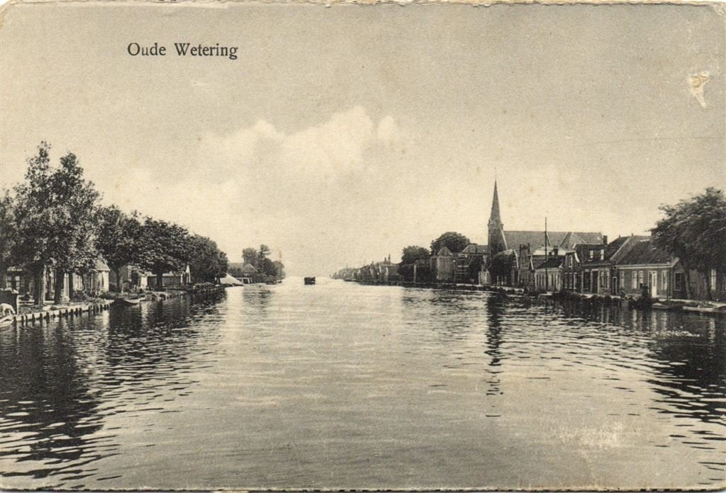 Oude Wetering - B-keus - ongelopen, Ophalen of Verzenden, 1920 tot 1940, Ongelopen, Noord-Brabant