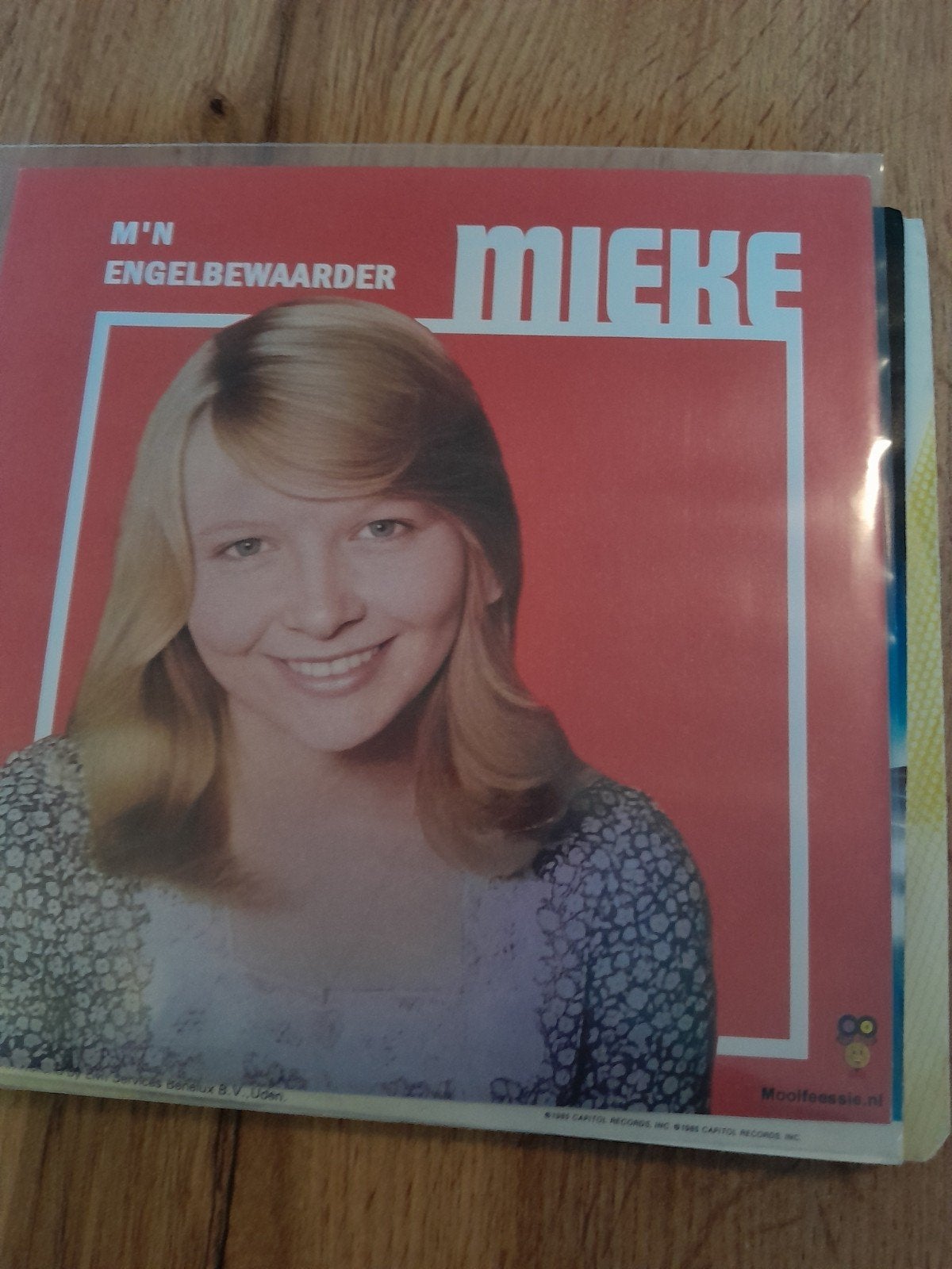 Mieke 7 inch m,n engelbewaarder, 7 inch, Single, Ophalen of Verzenden, Zo goed als nieuw