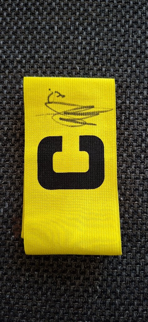 Aanvoerdersband met handtekening; Jens Toornstra # Feyenoord, Ophalen of Verzenden, Nieuw, Feyenoord, Shirt