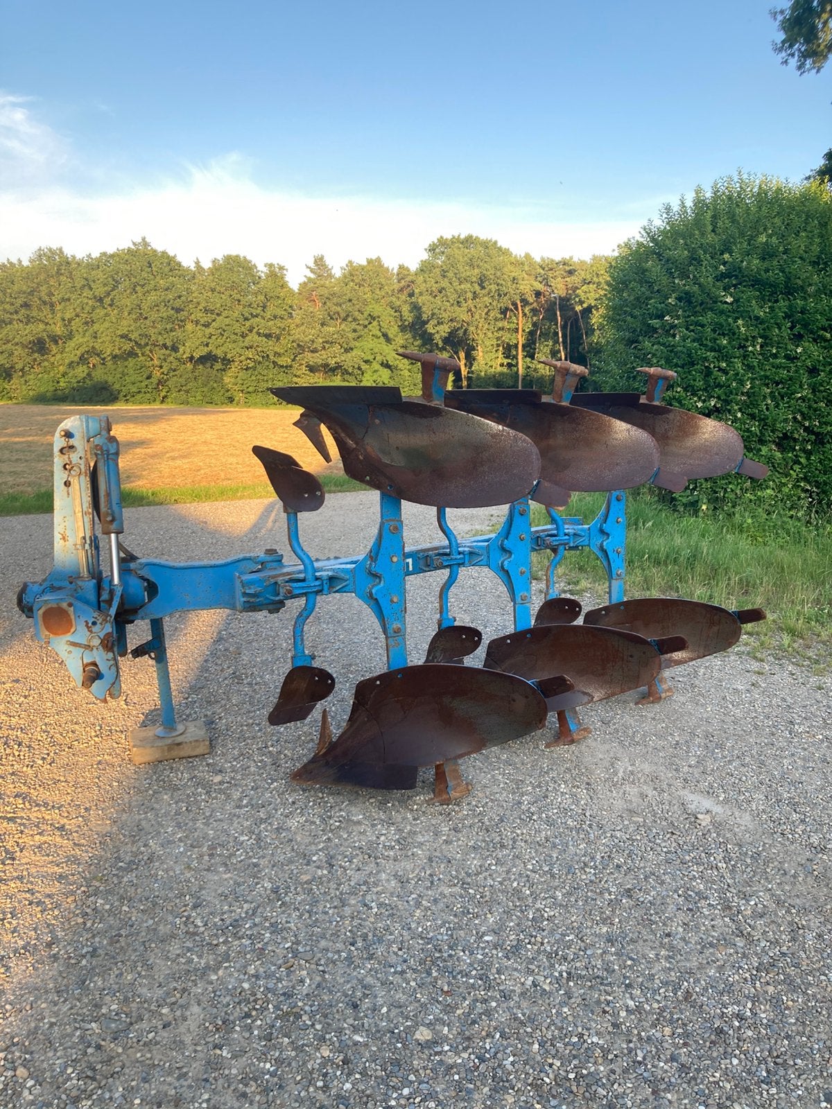 Lemken Opal 110 ploeg 3 schaar, Ophalen, Akkerbouw, Grondbewerking