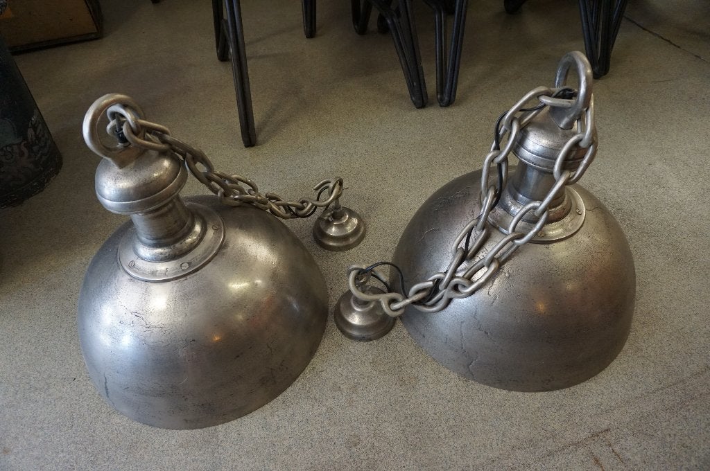 Stoere Industriële Hanglamp (Ø 47 cm), Ophalen, E27 (groot), Zo goed als nieuw, Industrieel electisch