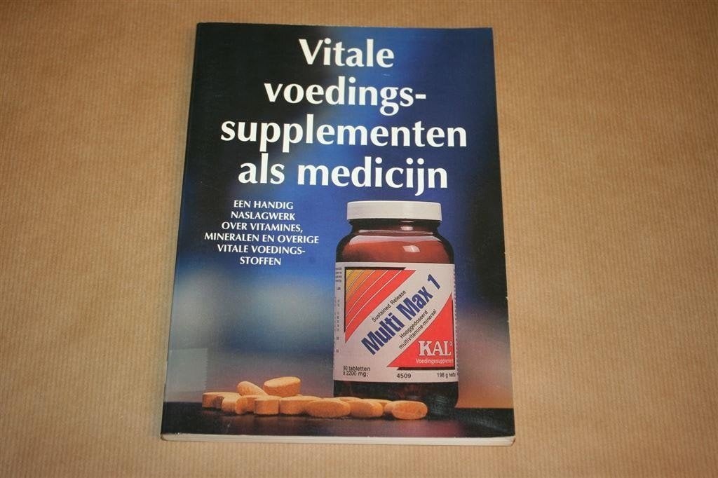 Vitale voedingssupplement als medicijn - Handig naslagwerk.., Boeken, Ophalen of Verzenden, Zo goed als nieuw