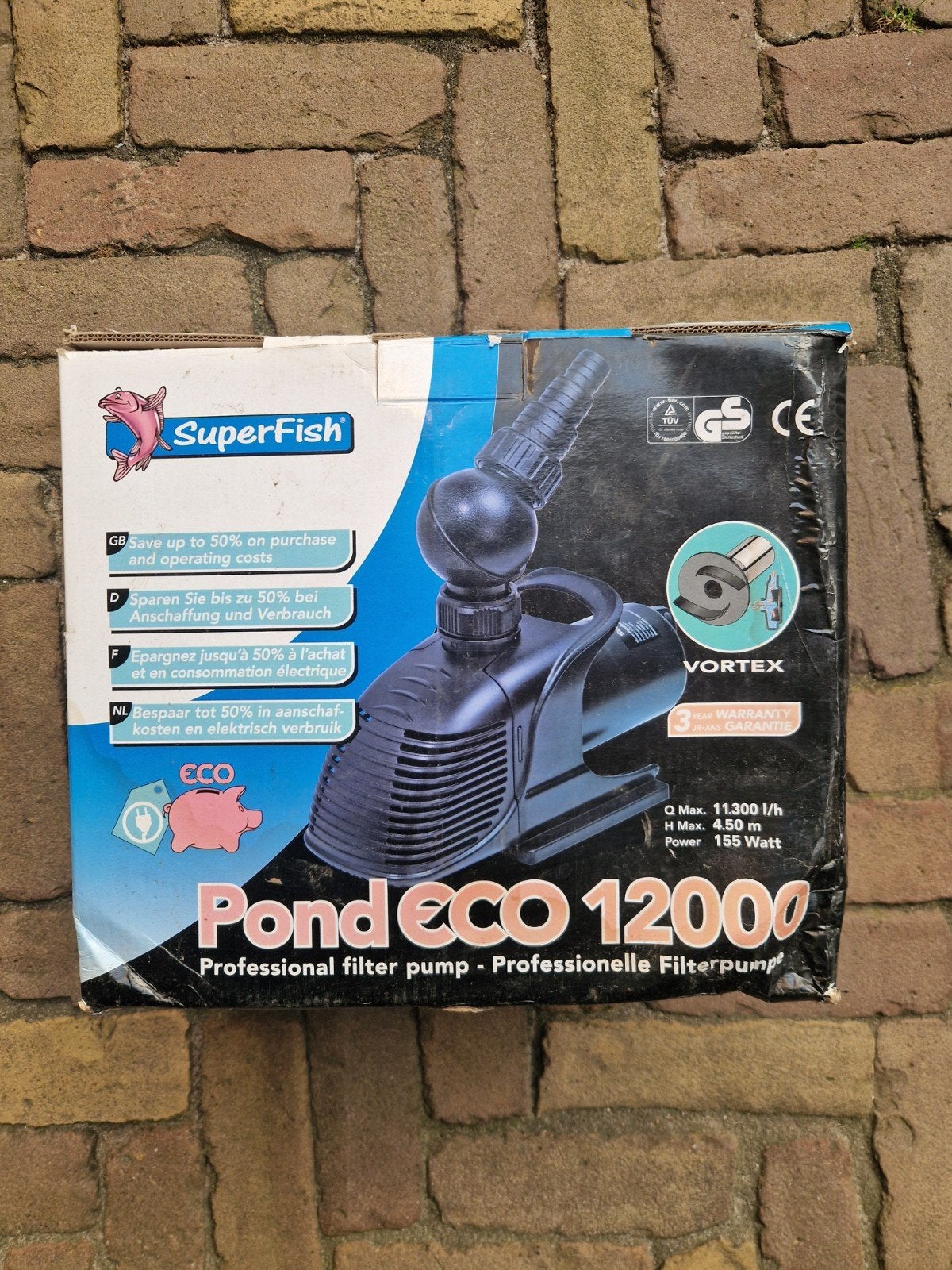 Superfish Pond Eco 12000 Vijverpomp, Ophalen of Verzenden, Nieuw, Vijverpomp