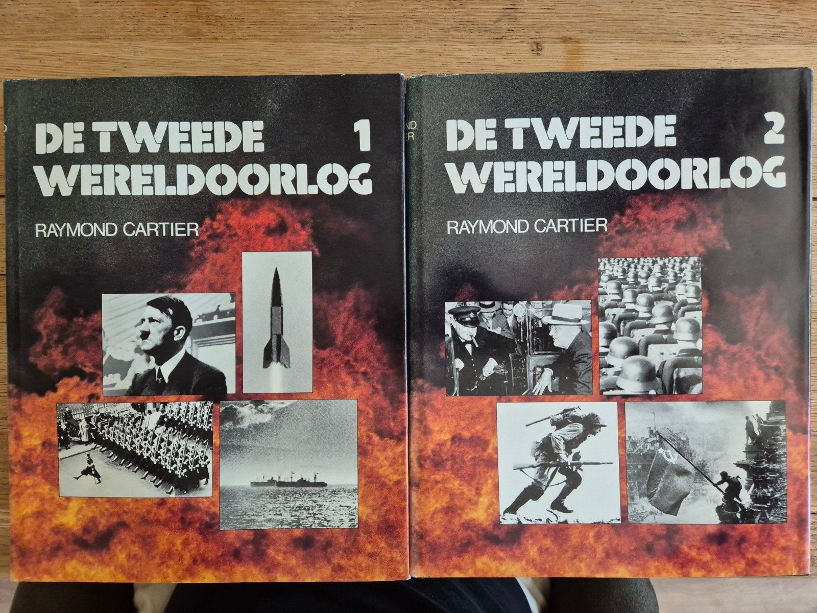 De tweede wereldoorlog deel 1 en 2 van Raymond Cartier, Zo goed als nieuw, Algemeen, Raymond Cartier, Ophalen