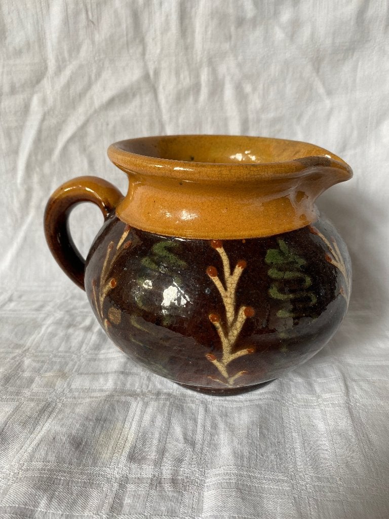 Vintage terra cotta schenkkan, Ophalen of Verzenden