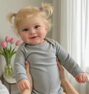 Realistische baby pop levensecht Maddie nieuw (50cm), Verzamelen, Poppen, Ophalen of Verzenden, Nieuw, Pop, Levensecht of Reborn