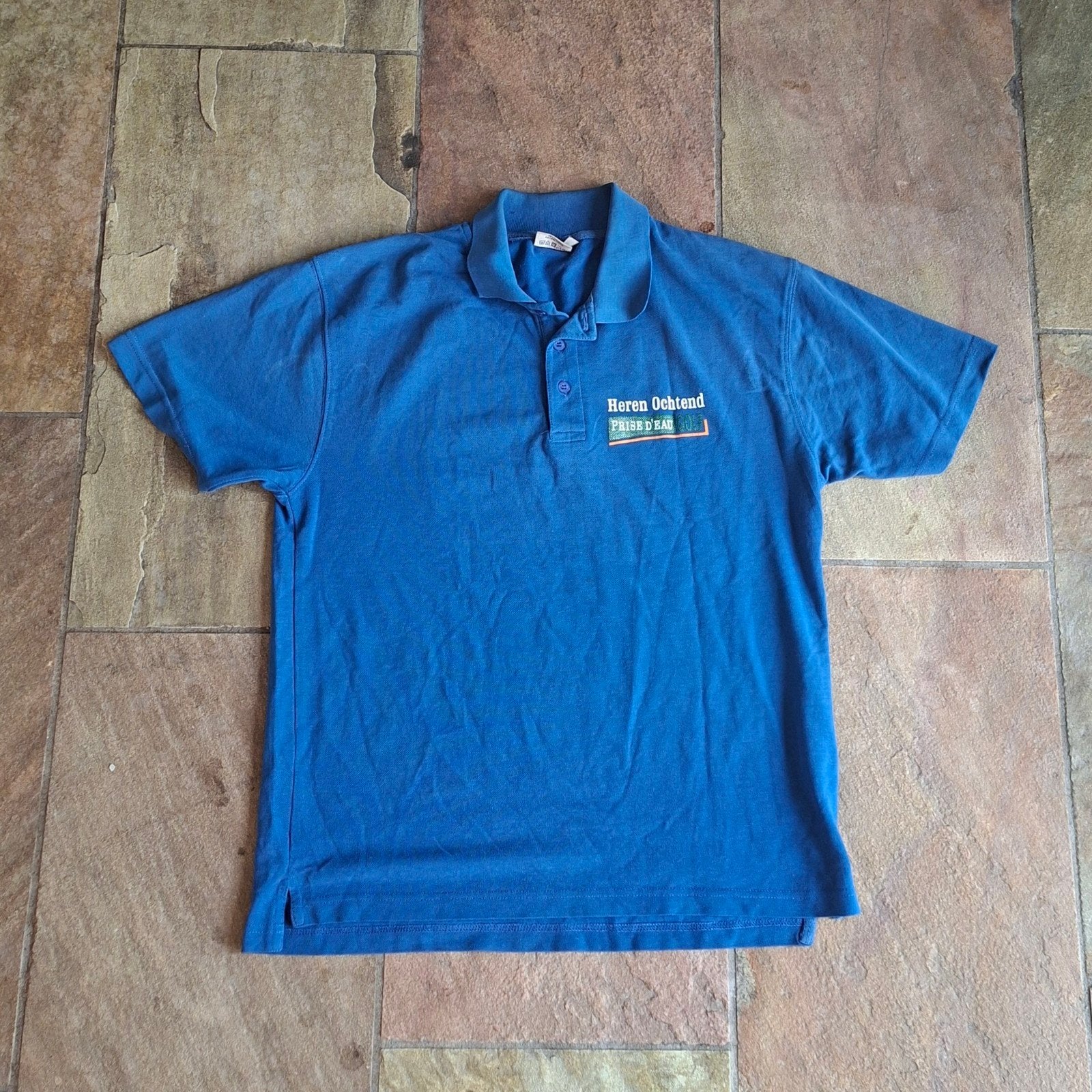 Vintage Santino golfpolo – Heren Ochtend Prise d'Eau, maat M, Santino, Nieuw, Ophalen of Verzenden, Maat 48/50 (M)