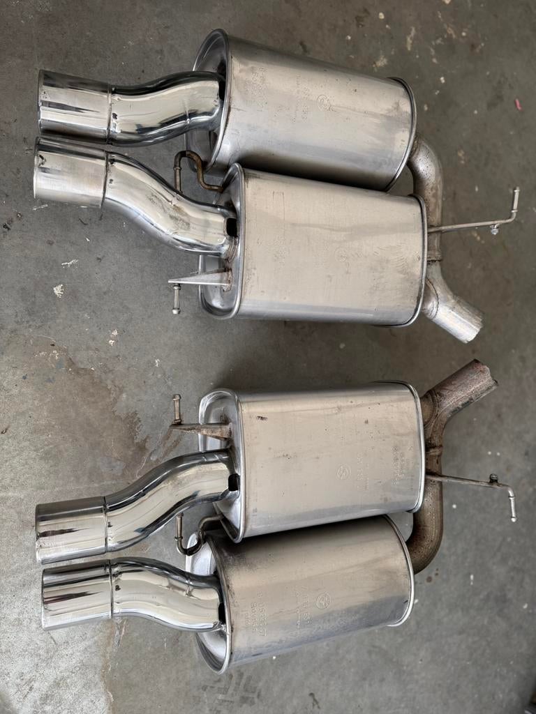 Bmw m5 e60 v10 einddempers, Auto-onderdelen, Ophalen of Verzenden, BMW