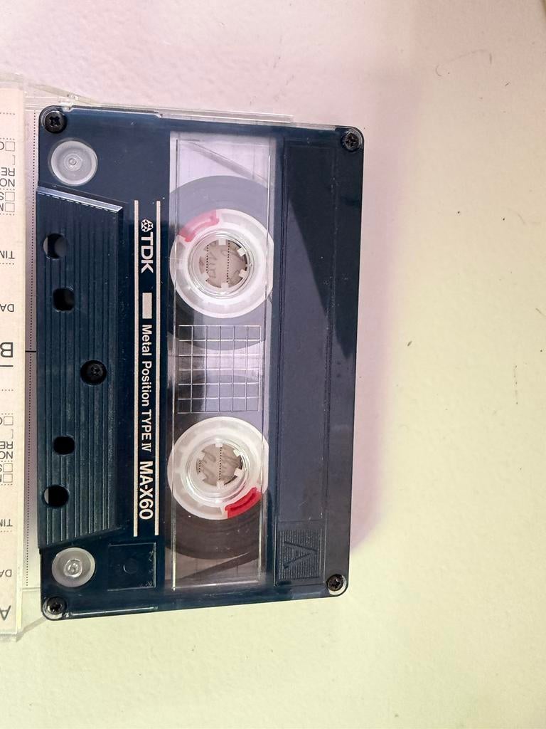 cassetteband TDK MA-X 60 METAL, Ophalen, Zo goed als nieuw, Overige genres, 1 bandje