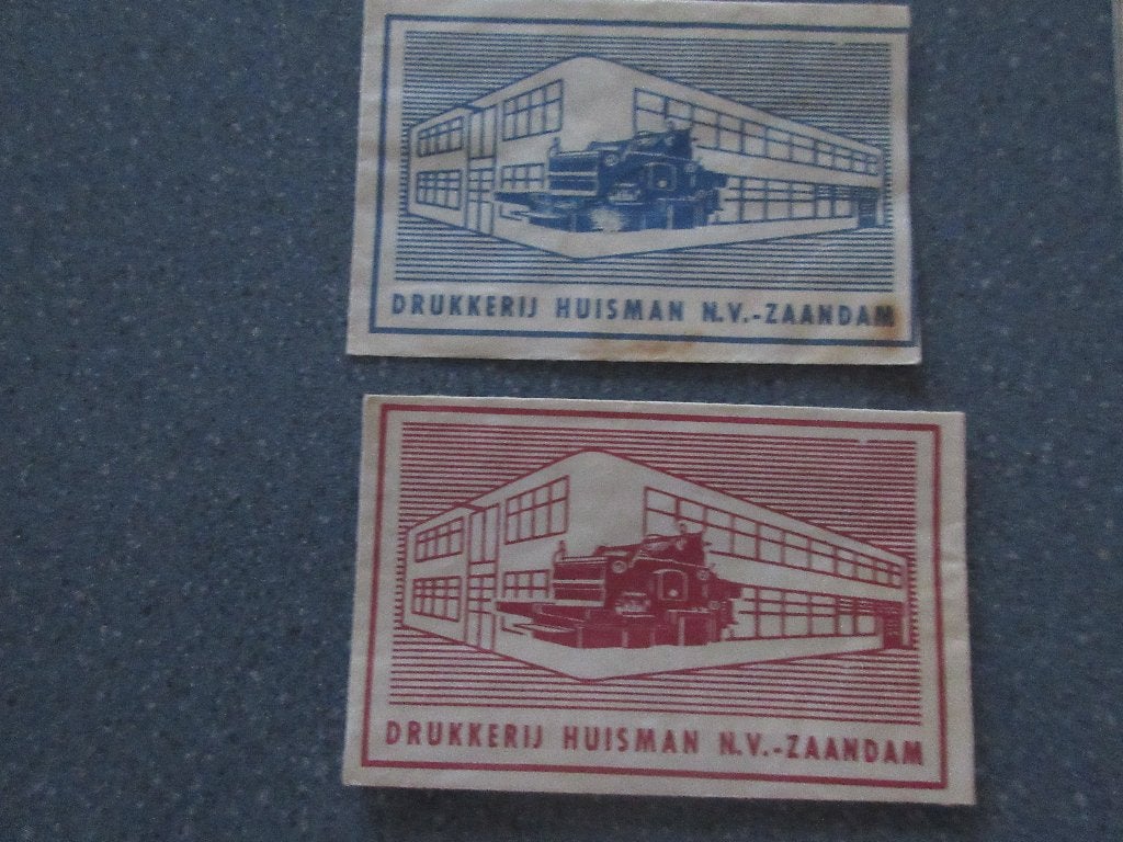 2 x Zaandam, Drukkerij Huisman, Verzenden, Nederland