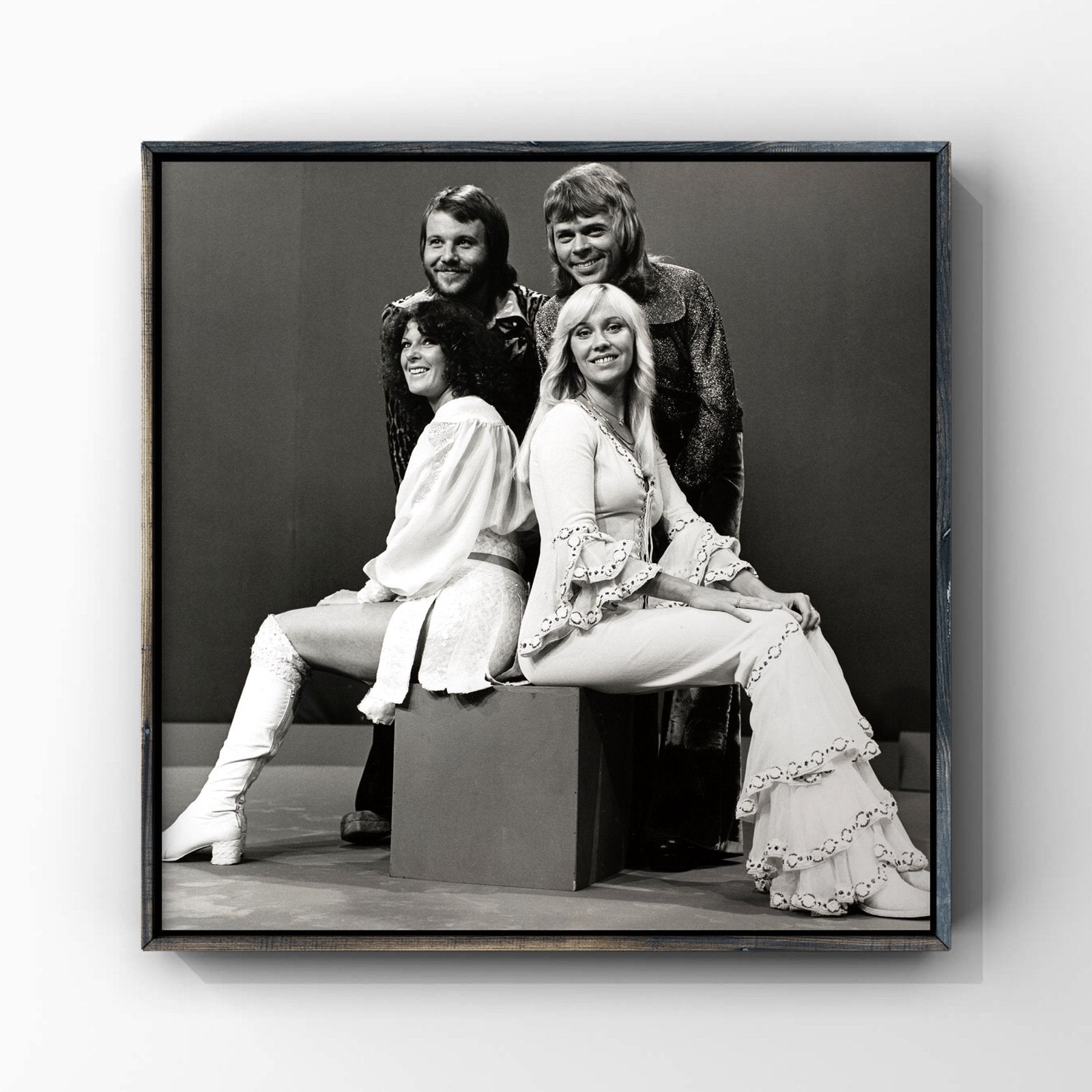 1x Abba muziek fotografie, 1975| 70s pers | gratis verzenden, Ophalen of Verzenden