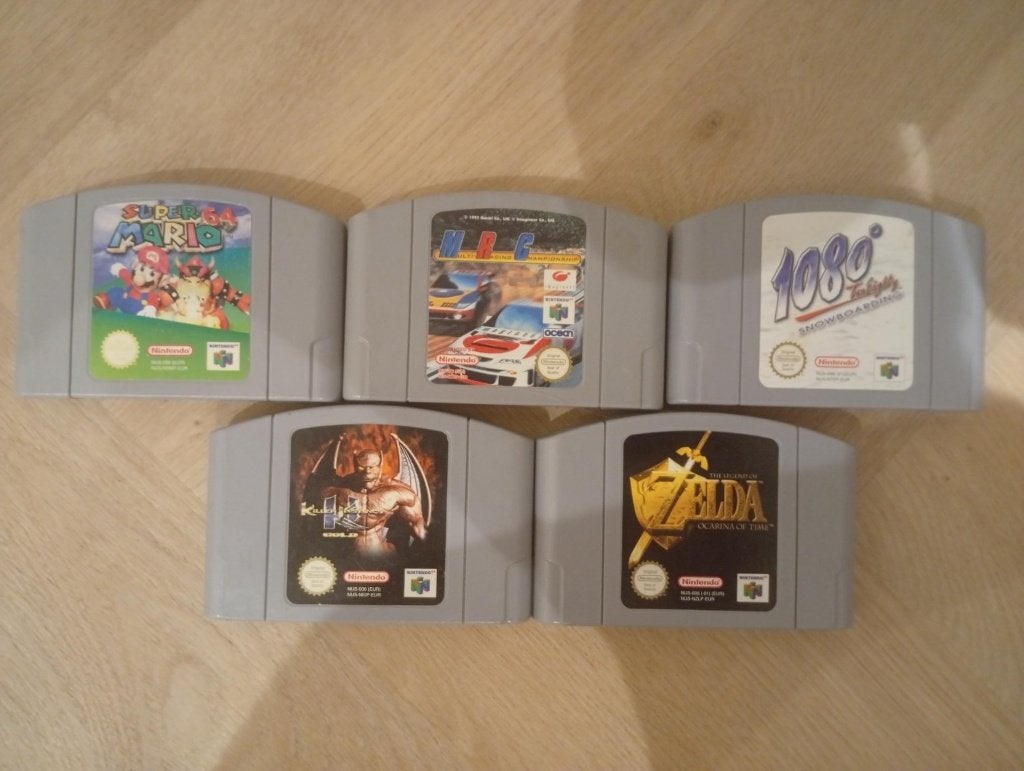 5 Nintendo 64 games, Spelcomputers en Games, Games | Nintendo 64, 1 speler, Racen en Vliegen, Ophalen of Verzenden, Zo goed als nieuw