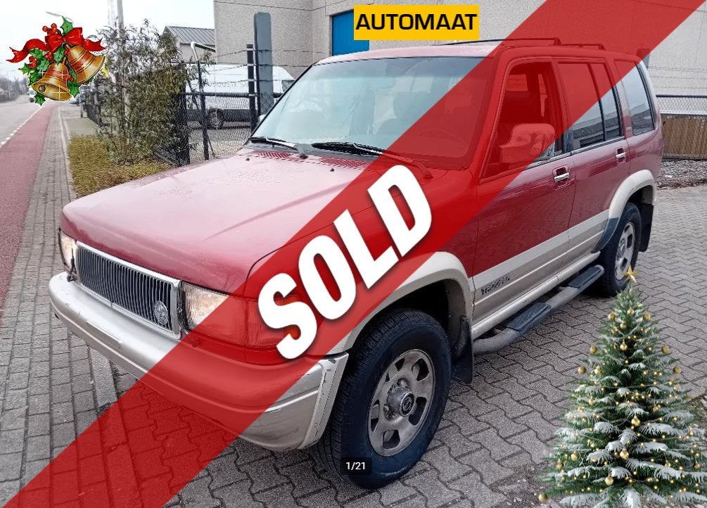 Isuzu Trooper BJ1995 3.2 V6 4x4 USA import! Paris Dakar uitv