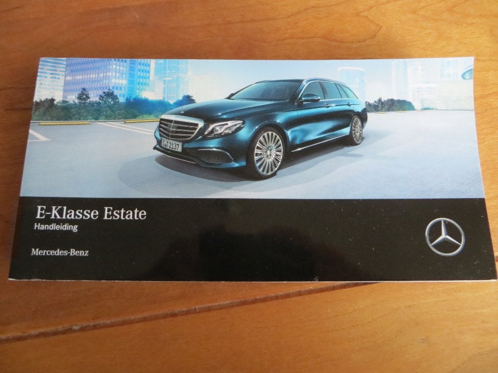 Instructieboek Mercedes-Benz E-klasse Estate W213 2017, Ophalen of Verzenden
