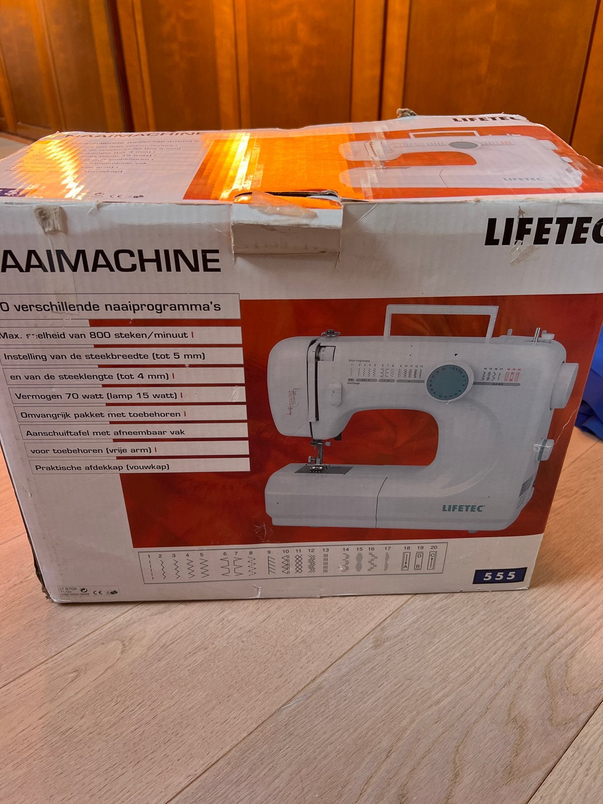 Lifetec Naaimachine - Zeer weinig gebruikt, Ophalen of Verzenden, Zo goed als nieuw, Naaimachine, Overige merken