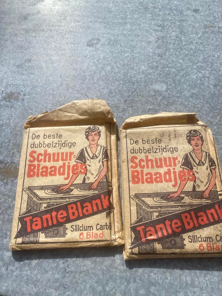 Vintage Tante Blank Schuurblaadjes - Nieuw in verpakking, Ophalen of Verzenden, Nieuw