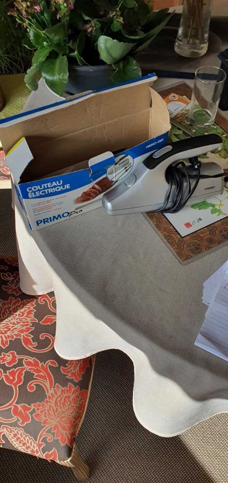 Elektrisch mes - PRIMO - Nieuw in doos, Overige typen, Ophalen of Verzenden, Metaal, Overige merken