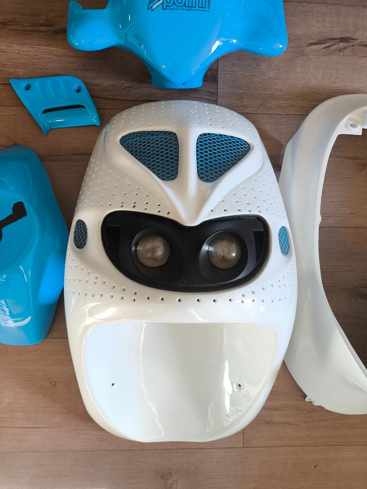 Piaggio zip sp 98 kappenset pollini nieuwstaat, Ophalen of Verzenden, Zo goed als nieuw, Kap, Piaggio