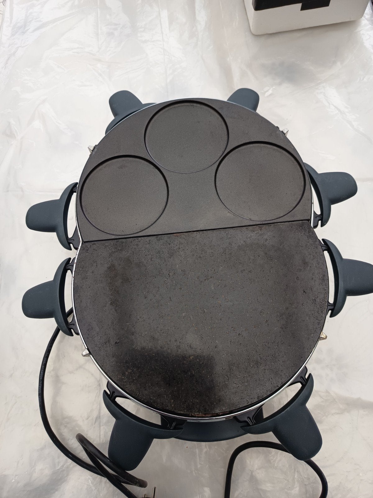 Moulinex Gustivio Raclette Grill - 8 personen, Ophalen, Gebruikt, 8 personen of meer