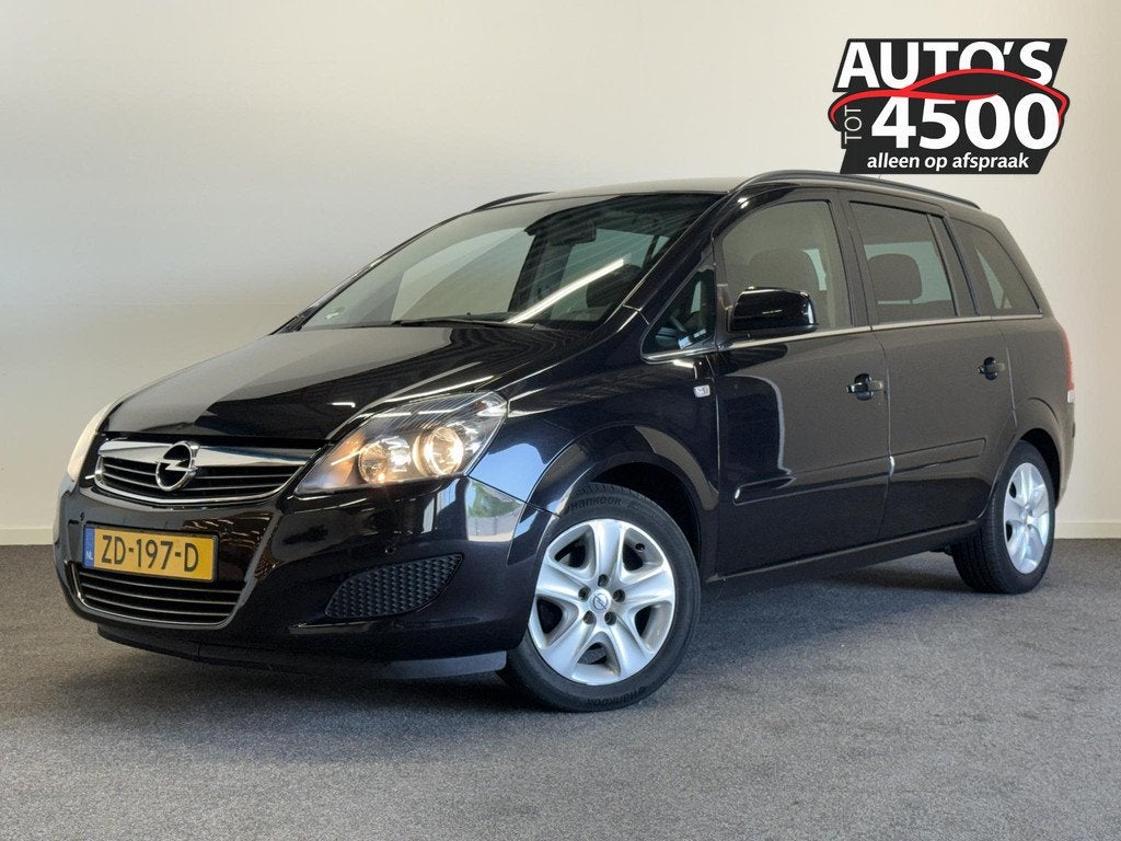 Opel Zafira 1.6 Edition 7 persoons! Airco! Cruise! Trekhaak!, Auto's, Opel, Voorwielaandrijving, Euro 5, Gebruikt, 4 cilinders
