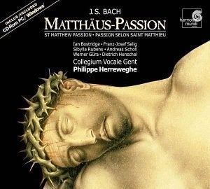 Bach: Matthaus-Passion - Collegium Vocale Gent Herreweghe, Cd's en Dvd's, Boxset, Ophalen of Verzenden, Zo goed als nieuw, Barok