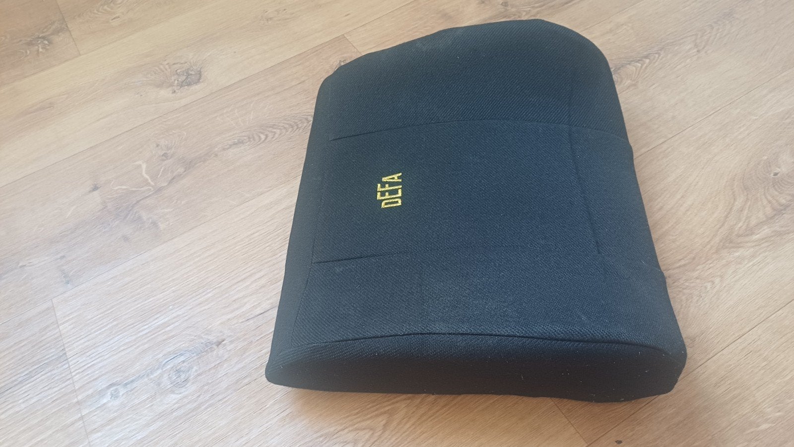 DEFA Ergonomisch Rugkussen - Zwart, Ophalen of Verzenden, Gebruikt