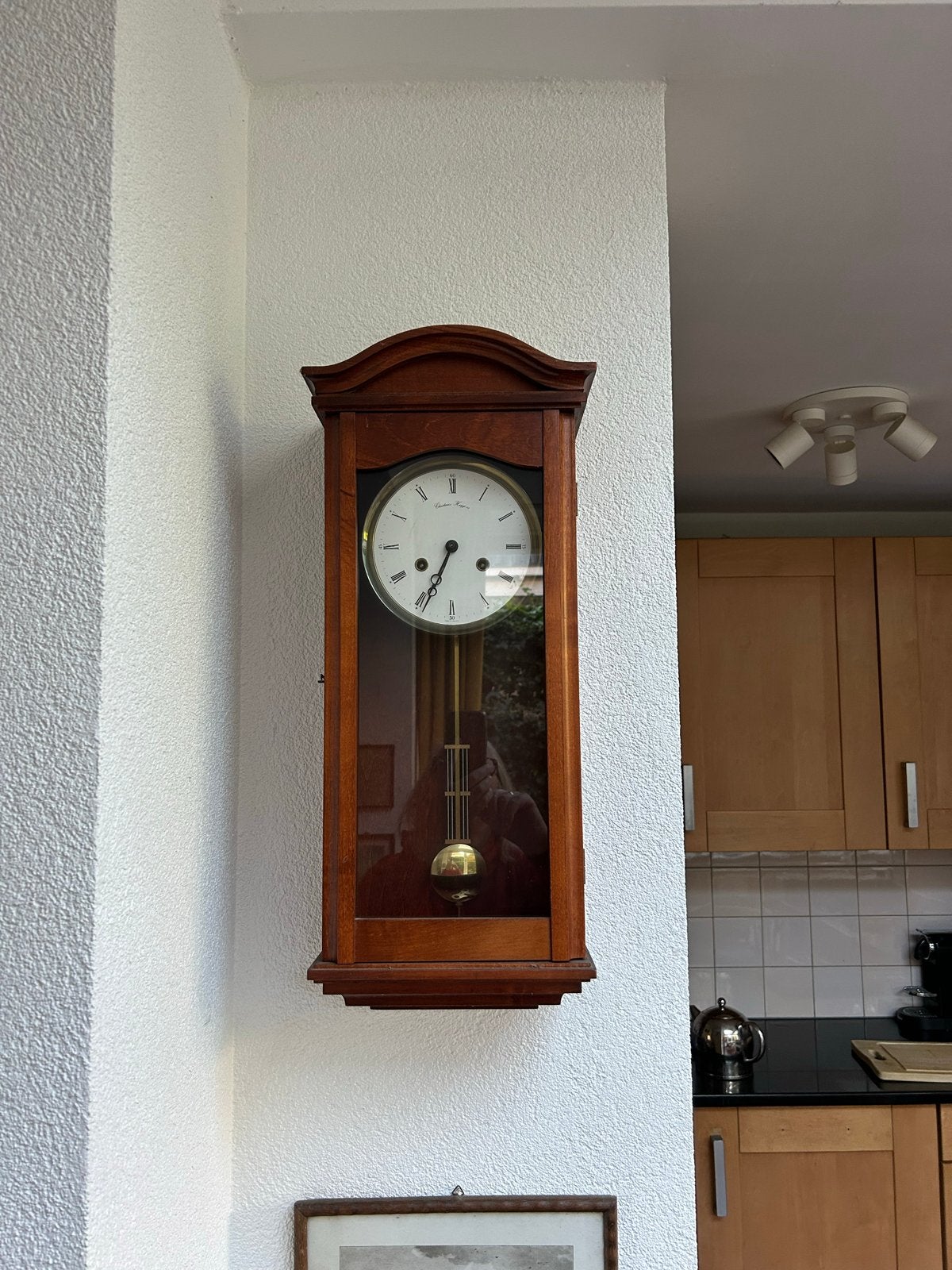 Wandklok - Christian Huygens, Ophalen, Wandklok
