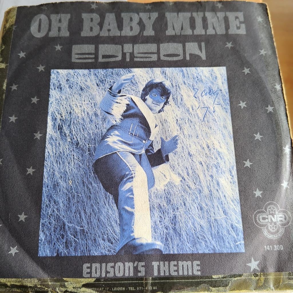 Edison - Oh Baby Mine / Edison's Theme (Single), Cd's en Dvd's, Vinyl Singles, Ophalen of Verzenden