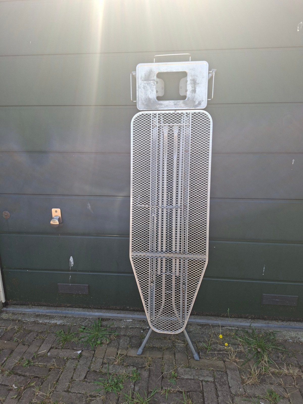 Brede strijkplank met stoomgeneratorhouder, Witgoed en Apparatuur, Strijkijzers en Strijkplanken, Ophalen, Gebruikt