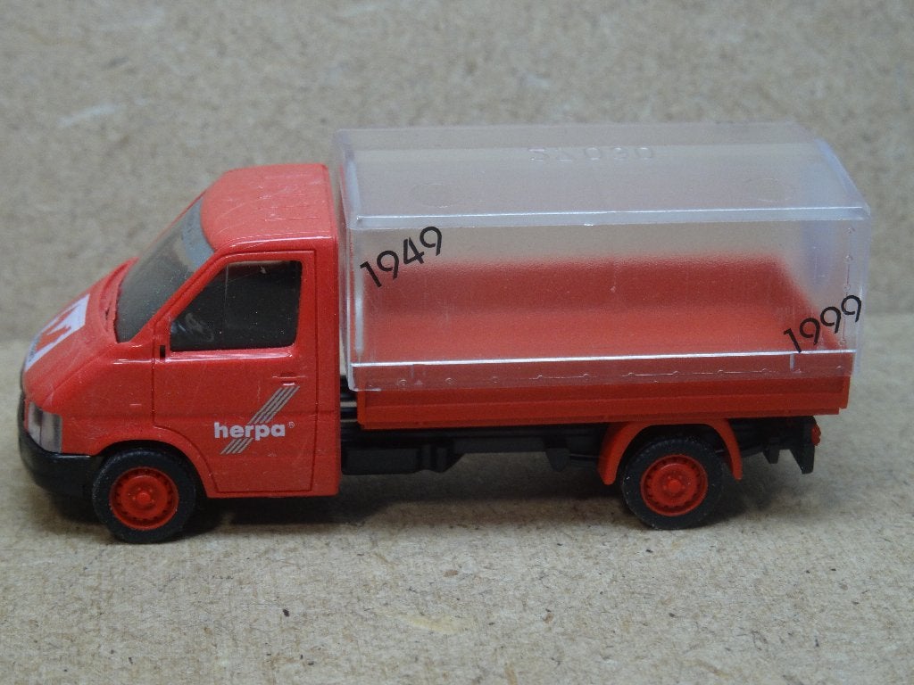 HERPA 1/87, VOLKSWAGEN - LT " HERPA 50 Jaar ", Zie Foto`s, Ophalen of Verzenden, Zo goed als nieuw, Bus of Vrachtwagen, Herpa