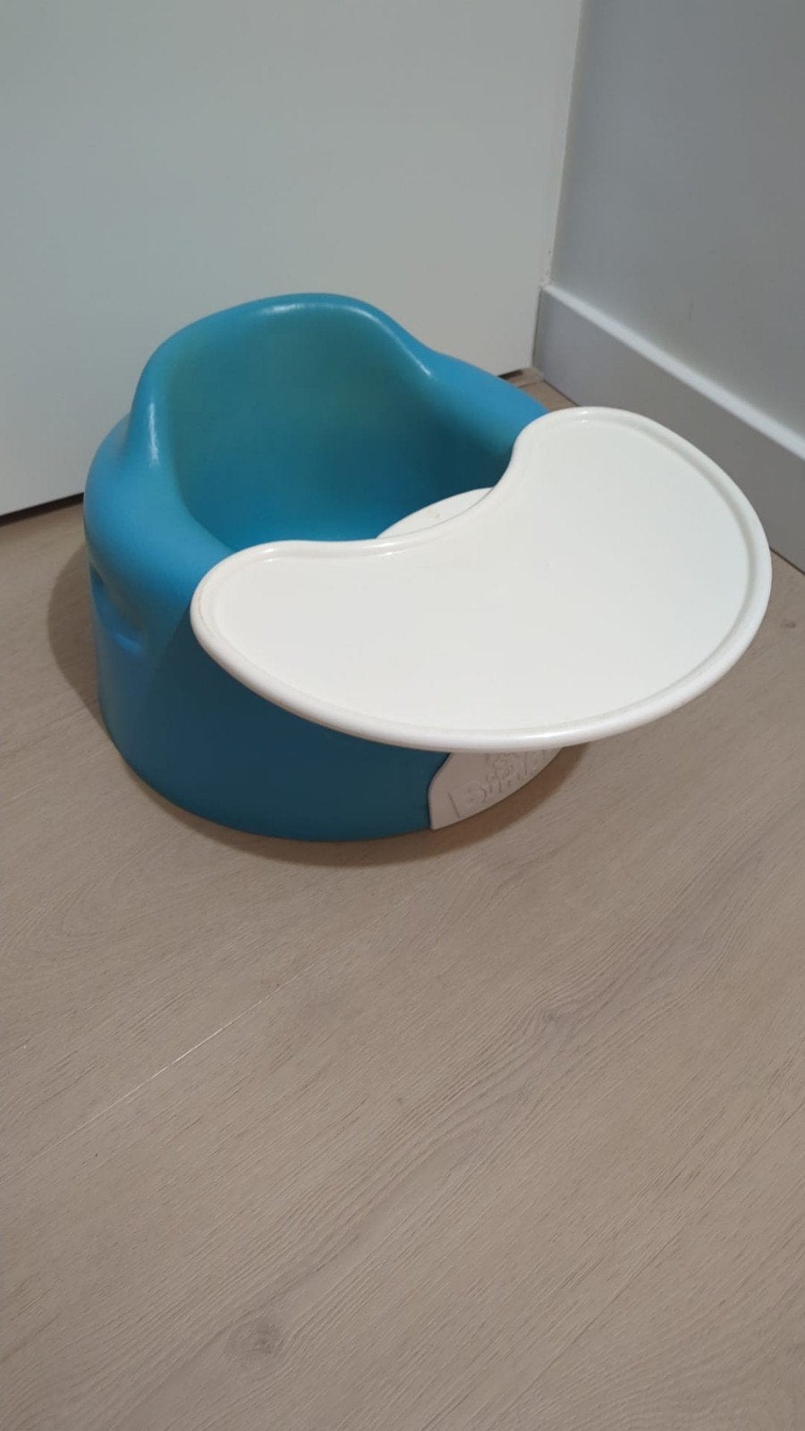 Bumbo Babyzitje met speelblad - Blauw, Ophalen, Zo goed als nieuw, Overige typen, Afneembaar eetblad
