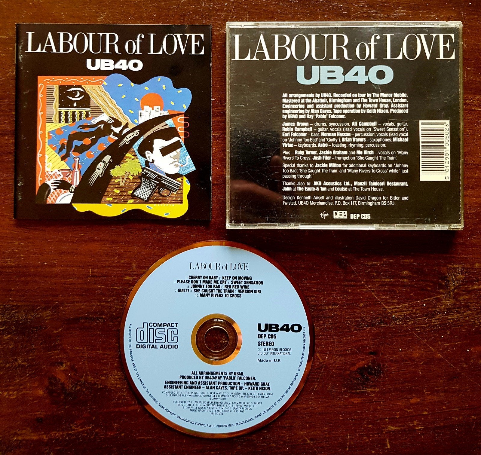 UB40 - Labour of love cd reggae dub synth electronic pop, Ophalen of Verzenden, Gebruikt, Pop