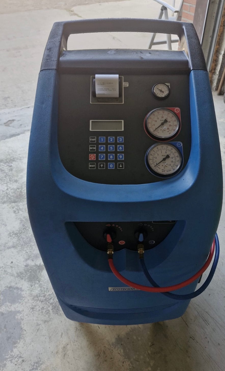 Aircomachine R134 A, Ophalen