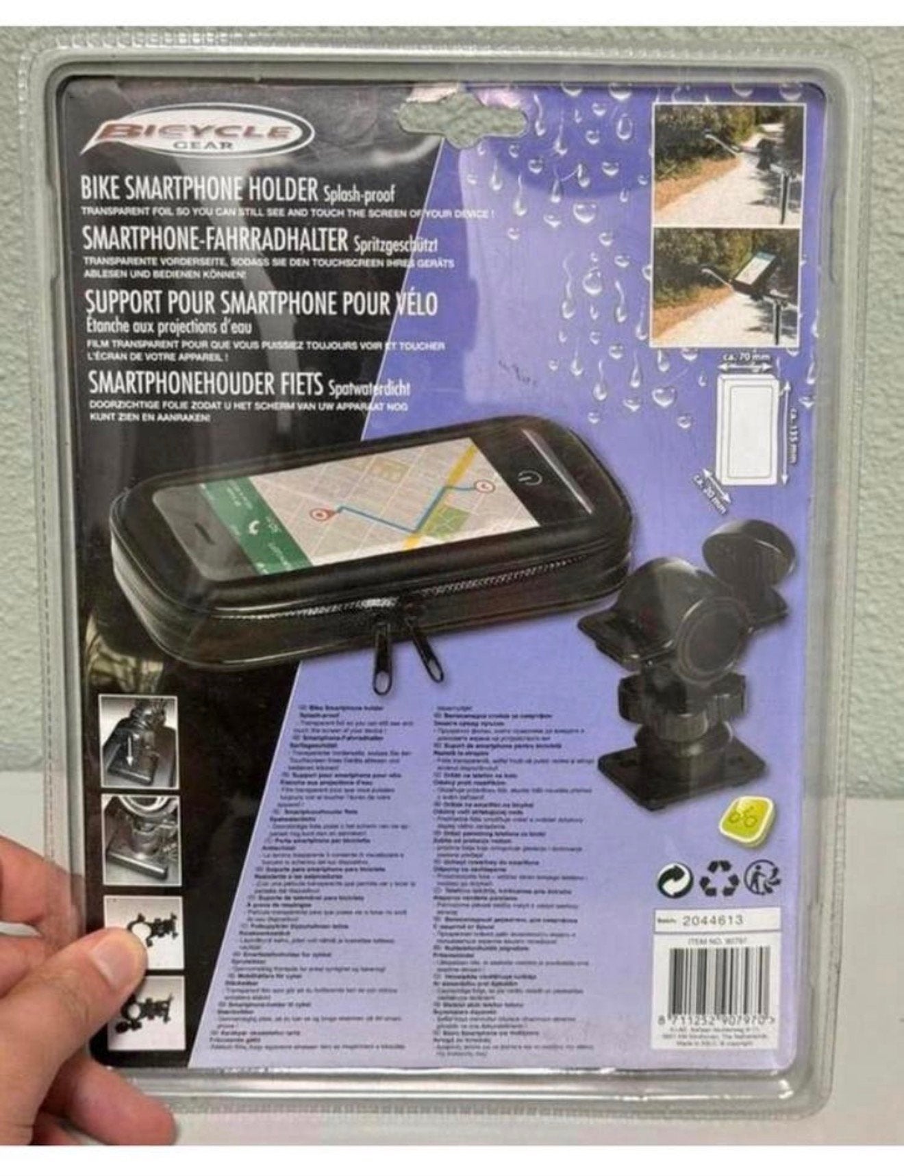 Fiets telefoonhouder smartphone houder stevig waterdicht GPS, Fiets, Nieuw, Ophalen of Verzenden, H