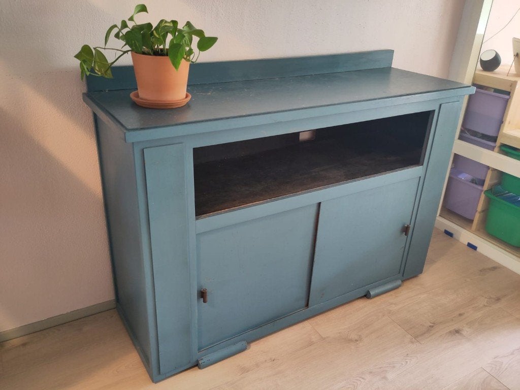Vintage dressoir of commode optioneel geverfd in elke kleur, Ophalen, Gebruikt, 25 tot 50 cm