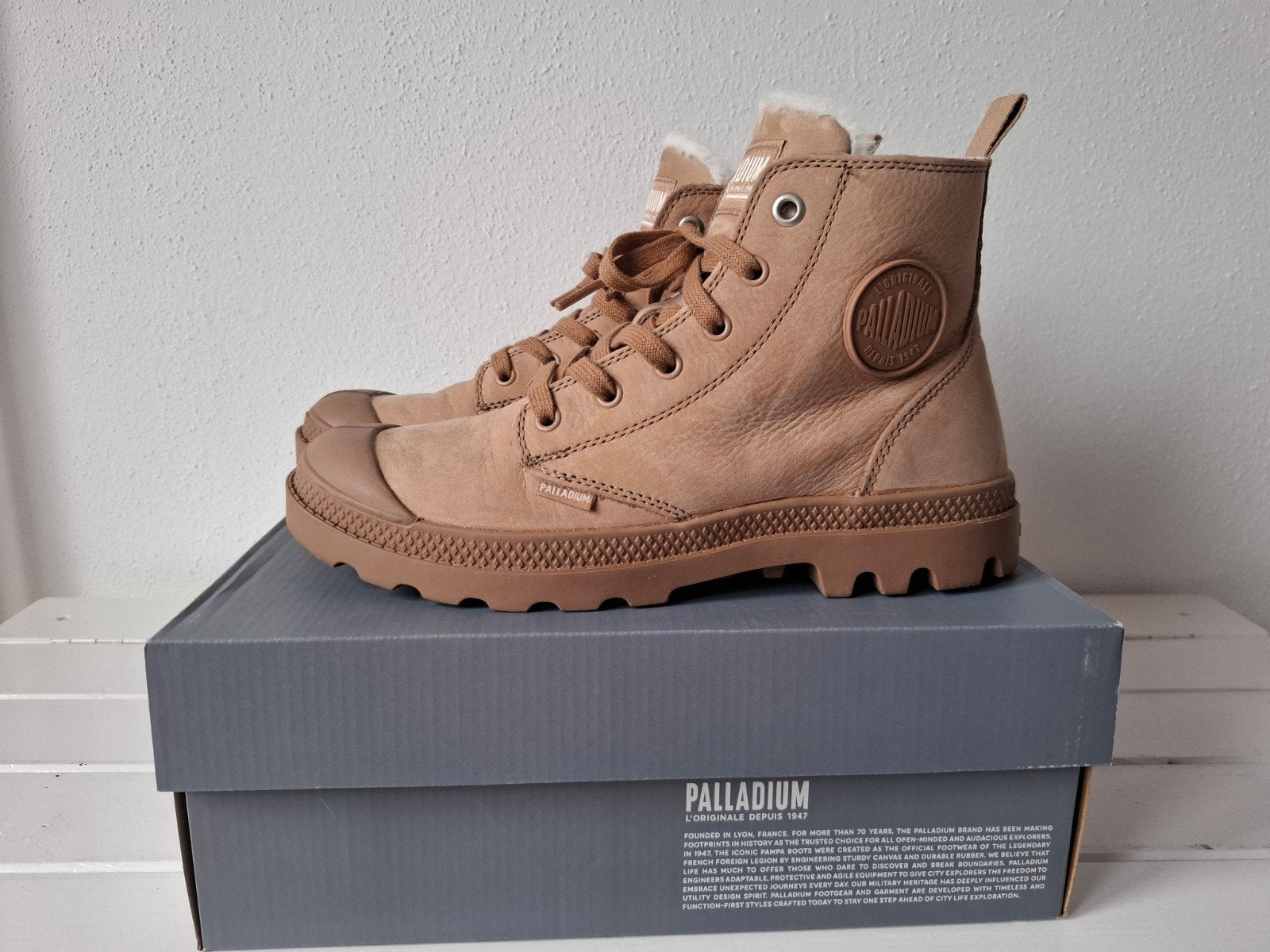 Palladium bont gevoerd, Kleding | Dames, Bruin, Palladium, Ophalen of Verzenden, Zo goed als nieuw