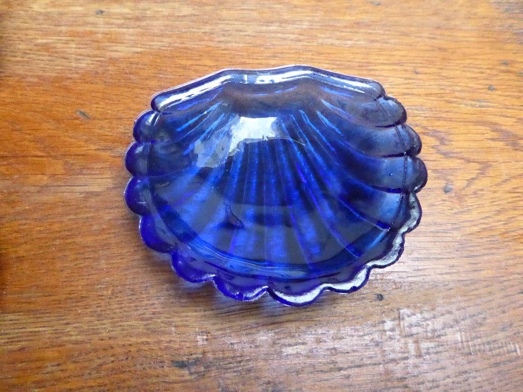 Vintage kaviaar schaaltje, schelp, Ophalen of Verzenden