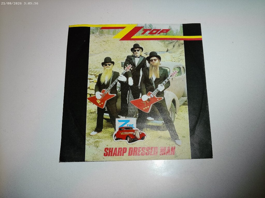 ZZ Top - Sharp Dressed Man ., Gebruikt, Fotohoes, 7 inch, Ophalen of Verzenden