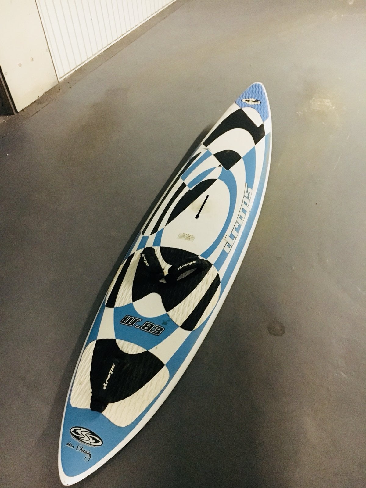 Windsurfplank custom Jean Ordonez wave 83 liter, Watersport en Boten, Windsurfen, Gebruikt, Minder dan 250 cm, Plank, Ophalen