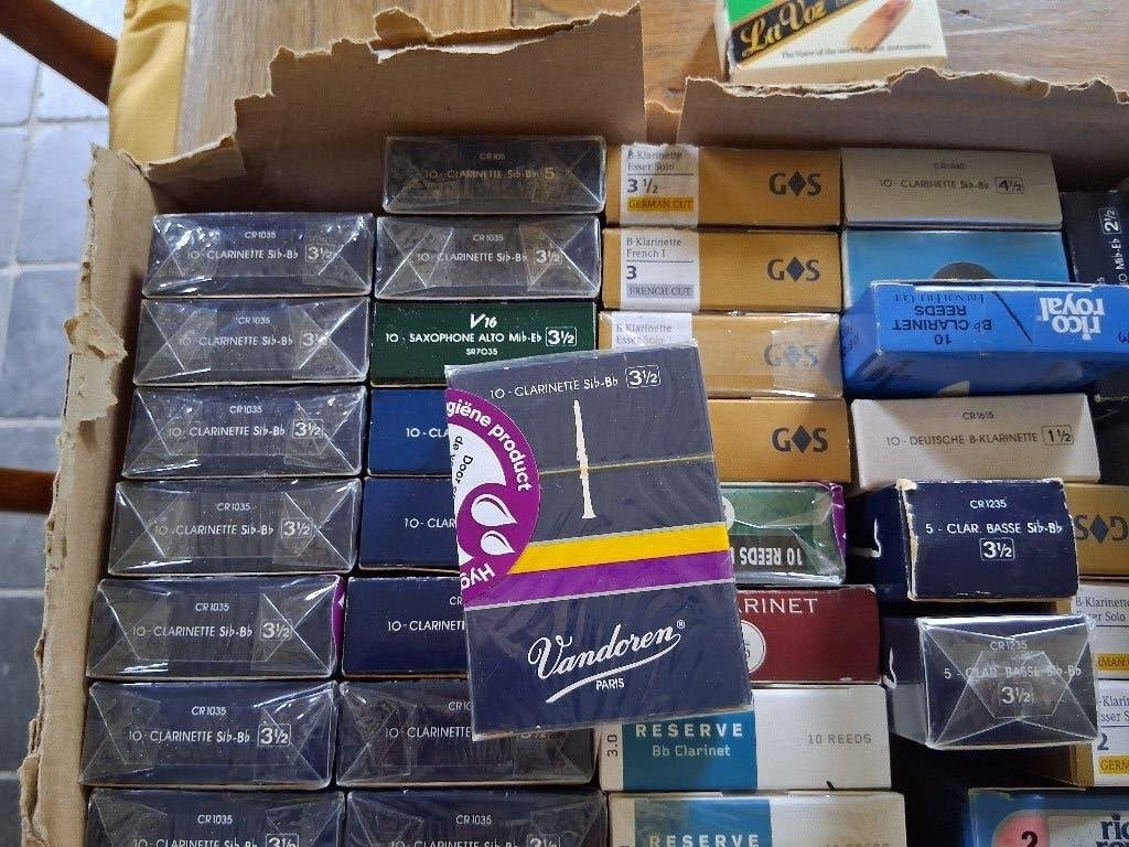Klarinet rieten, Vandoren, G&S, D'addario, Rico Royal, Bes-klarinet, Nieuw, Ophalen of Verzenden, Met koffer