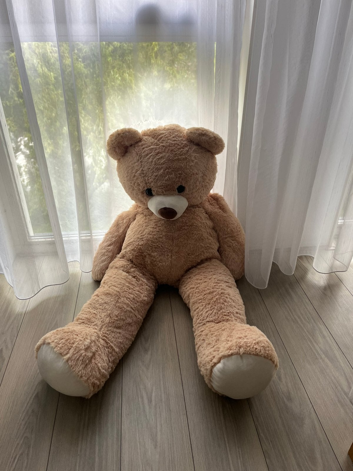 Grote teddybeer 150 cm – zeer goede staat, Ophalen, Zo goed als nieuw, Stoffen beer, Overige merken