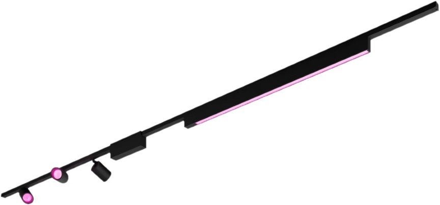 Philips Hue Perifo railverlichting 3 spots + lichtbalk Nieuw, Ophalen of Verzenden, Nieuw, Metaal of Aluminium, Plafondspot of Wandspot