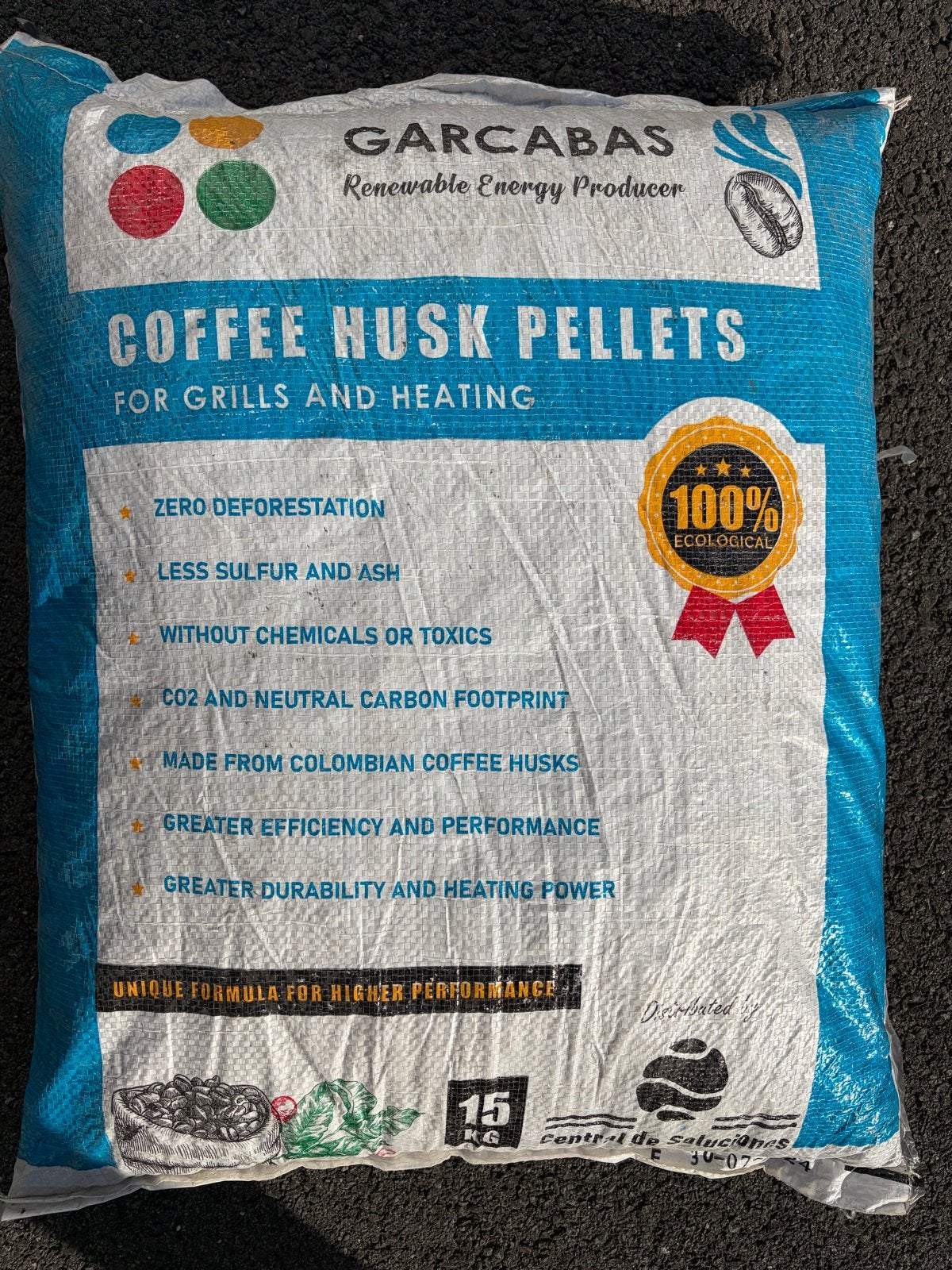 Garcabas  Pellets - 100% Ecologisch Brandstof, Tuin en Terras, Minder dan 3 m³, Ophalen, Overige houtsoorten, Blokken
