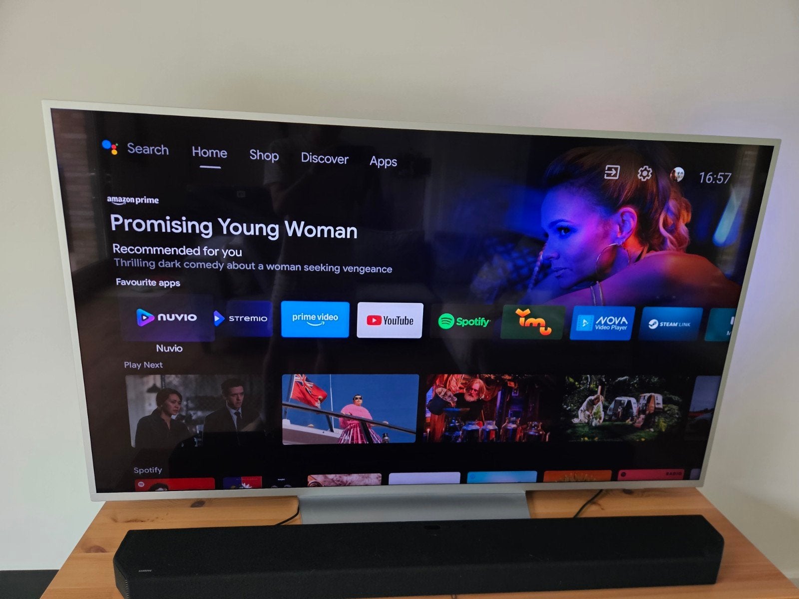 Philips 65PUS8204/12 65" 4K Ambilight Android TV + doos, Ophalen, Philips, 50 Hz, 100 cm of meer