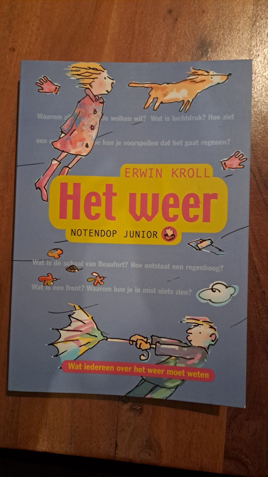 Het weer - Erwin Kroll (Notendop Junior), Ophalen of Verzenden, Gelezen, Erwin Kroll, Non-fictie