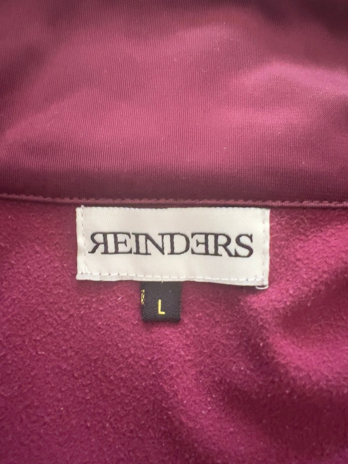 Reinders trainingspak bordeauxrood maat L, Kleding | Dames, Broeken en Pantalons, Maat 38/40 (M), Verzenden, Zo goed als nieuw