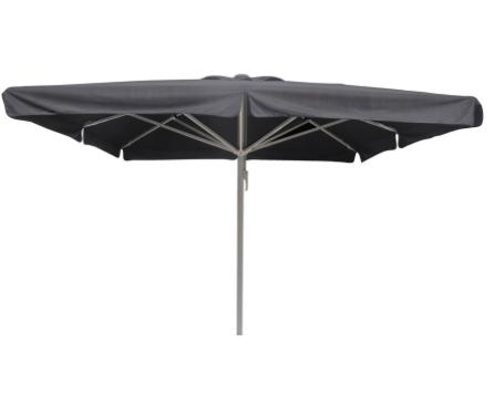 (horeca) parasol vierkant 4 x 4, zwart, Ophalen, Zo goed als nieuw, 3 tot 4 meter, Overige typen