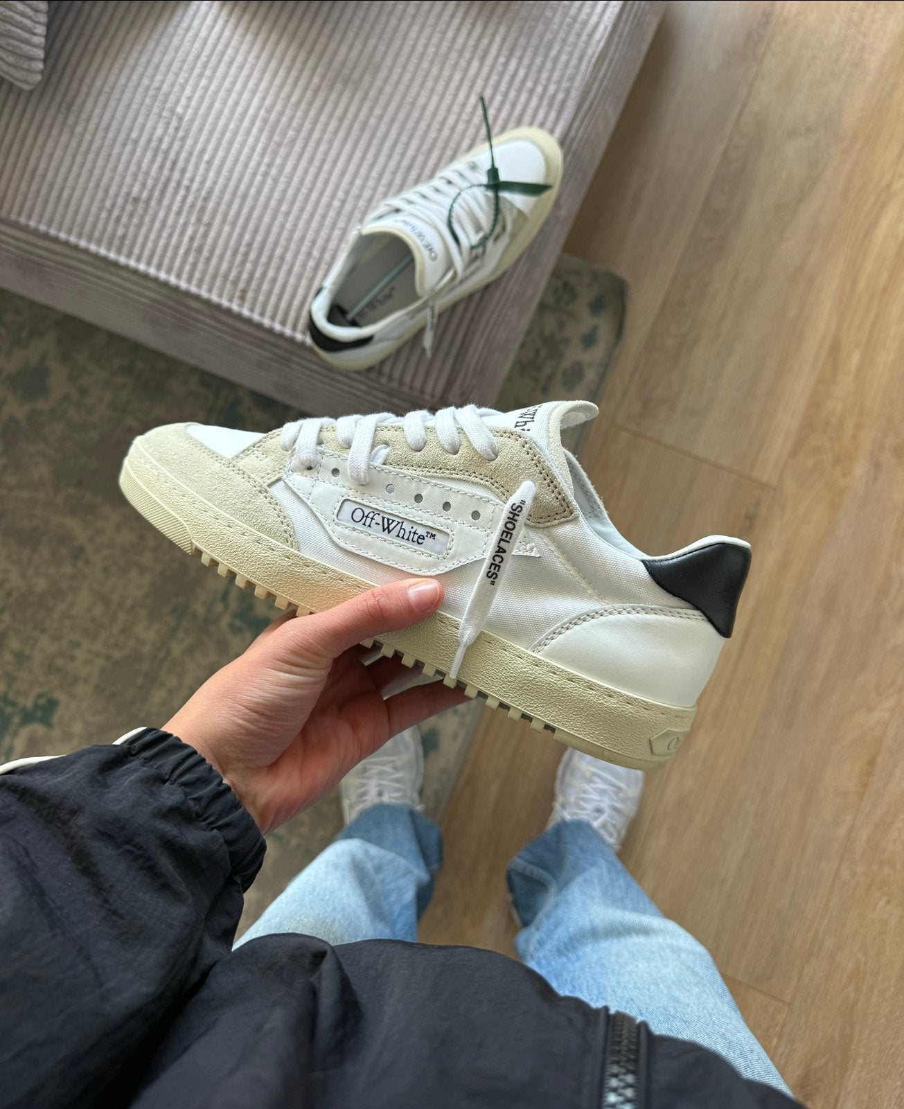 Off-White Low Vulcanized Sneakers - Maat 42, Kleding | Heren, Schoenen, Ophalen, Nieuw, Wit, Sneakers of Gympen