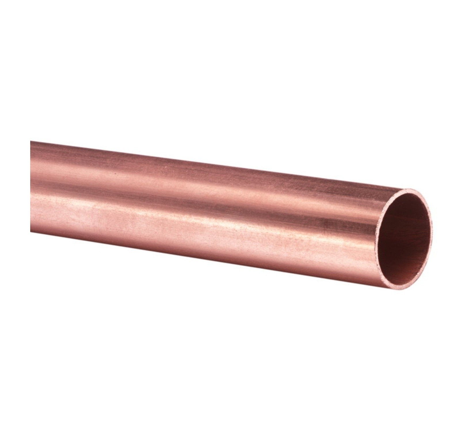 Koperen leiding 22mm, Overige materialen, Nieuw, Minder dan 2 meter, Rechte buis