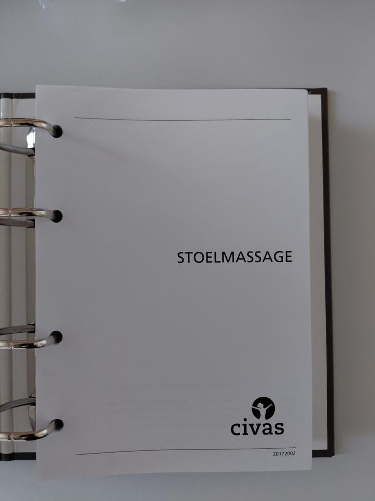 Civas cursus stoelmassage, Boeken, Studieboeken en Cursussen, Ophalen of Verzenden, Alpha